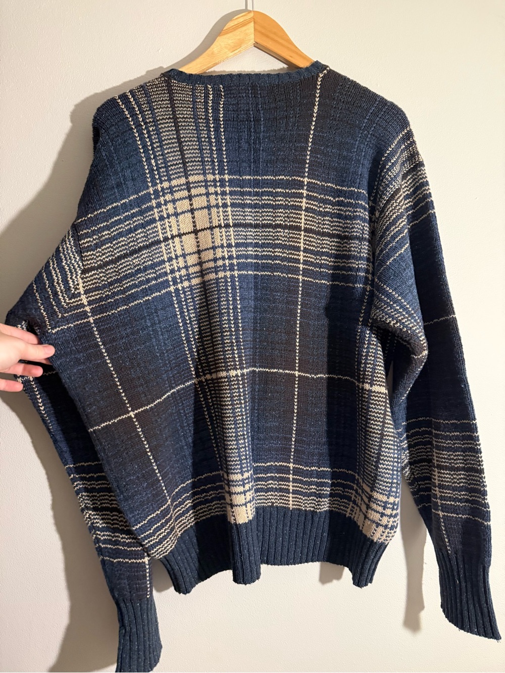 Vintage 1990s Polo by Ralph Lauren Plaid Sweater - Picture 5 of 8